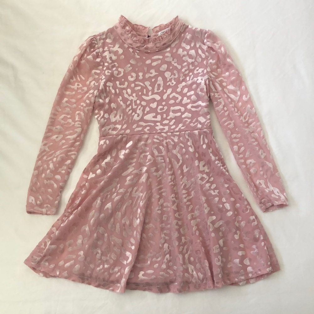 Ten Sixty Sherman Girls T 5 Pink Leopard Dress